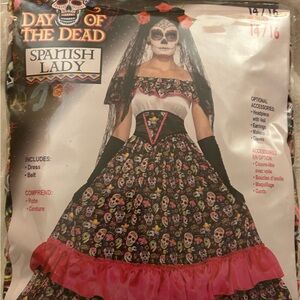 Day of the Dead Costume in size 14/16